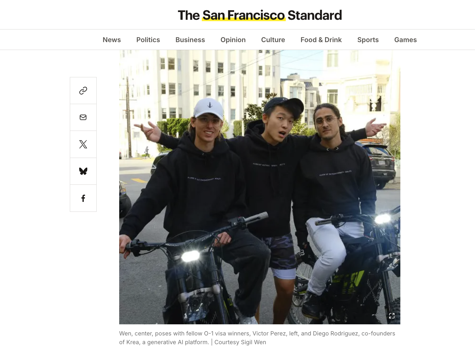 Featured on SF Standard